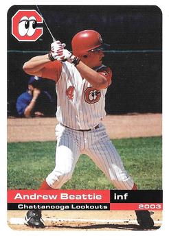 2003 Grandstand Chattanooga Lookouts #NNO Andrew Beattie Front