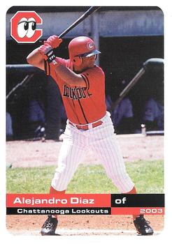 2003 Grandstand Chattanooga Lookouts #NNO Alejandro Diaz Front