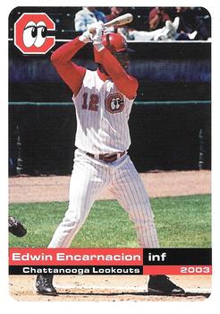 2003 Grandstand Chattanooga Lookouts #NNO Edwin Encarnacion Front