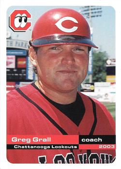 2003 Grandstand Chattanooga Lookouts #NNO Greg Grall Front