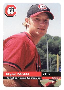 2003 Grandstand Chattanooga Lookouts #NNO Ryan Mottl Front