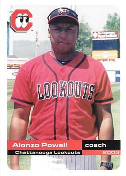 2003 Grandstand Chattanooga Lookouts #NNO Alonzo Powell Front