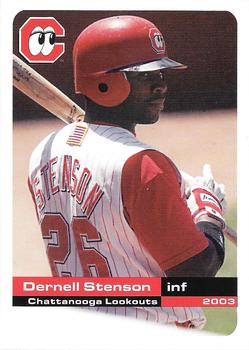 2003 Grandstand Chattanooga Lookouts #NNO Dernell Stenson Front