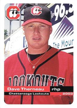 2003 Grandstand Chattanooga Lookouts #NNO David Therneau Front