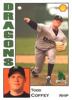 2003 MultiAd Dayton Dragons #6 Todd Coffey Front