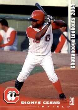 2004 Grandstand Chattanooga Lookouts #NNO Dionys Cesar Front