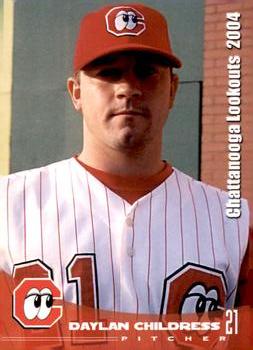 2004 Grandstand Chattanooga Lookouts #NNO Daylan Childress Front