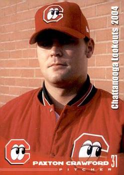 2004 Grandstand Chattanooga Lookouts #NNO Paxton Crawford Front