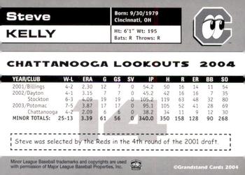 2004 Grandstand Chattanooga Lookouts #NNO Steve Kelly Back