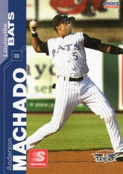 2005 Choice Louisville Bats #14 Anderson Machado Front