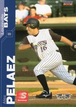 2005 Choice Louisville Bats #16 Alex Pelaez Front