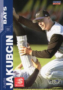 2005 Choice Louisville Bats #33 Justin Jakubcin Front