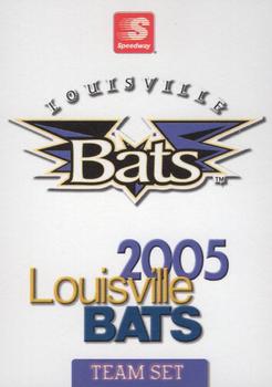 2005 Choice Louisville Bats #NNO Checklist Front