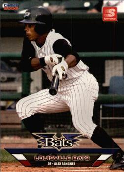 2006 Choice Louisville Bats #21 Alex Sanchez Front