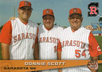 2006 Grandstand Sarasota Reds #NNO Donnie Scott Front