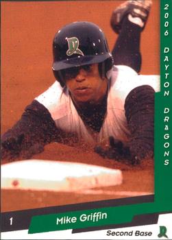 2006 MultiAd Dayton Dragons #12 Mike Griffin Front