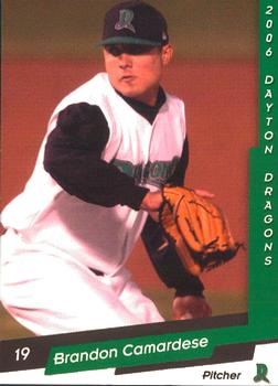 2006 MultiAd Dayton Dragons #13 Brandon Camardese Front