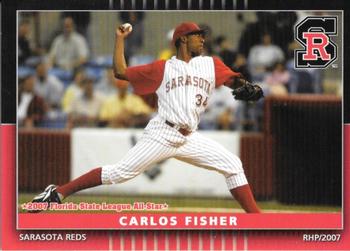 2007 Grandstand Sarasota Reds #NNO Carlos Fisher Front
