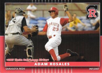 2007 Grandstand Sarasota Reds #NNO Adam Rosales Front
