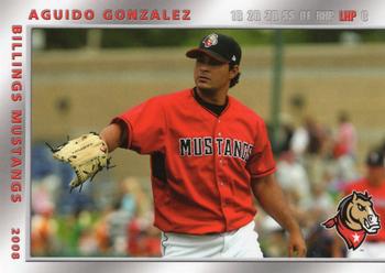 2008 Grandstand Billings Mustangs #NNO Aguido Gonzalez Front