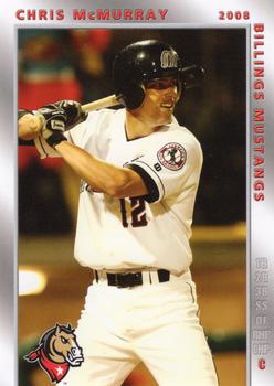 2008 Grandstand Billings Mustangs #NNO Chris McMurray Front