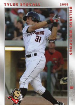 2008 Grandstand Billings Mustangs #NNO Tyler Stovall Front