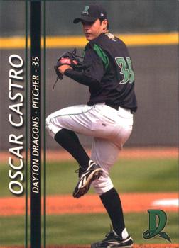 2009 Choice Dayton Dragons #11 Oscar Castro  Front