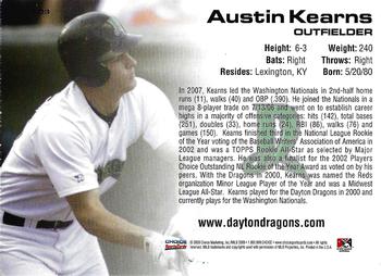 2009 Choice Dayton Dragons Greats #3 Austin Kearns Back
