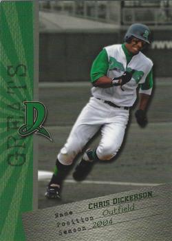 2009 Choice Dayton Dragons Greats #8 Chris Dickerson Front