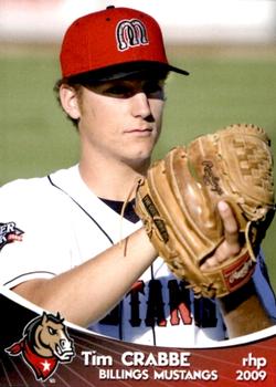 2009 Grandstand Billings Mustangs #NNO Tim Crabbe Front
