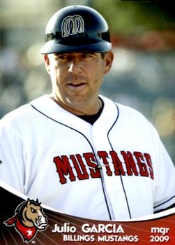 2009 Grandstand Billings Mustangs #NNO Julio Garcia Front