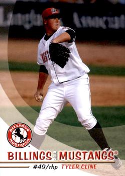 2010 Grandstand Billings Mustangs #NNO Tyler Cline Front
