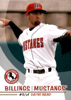 2010 Grandstand Billings Mustangs #NNO Dayne Read Front