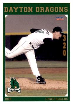 2011 Choice Dayton Dragons #20 Chad Rogers Front