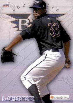 2011 Choice Louisville Bats #10 Carlos Fisher Front