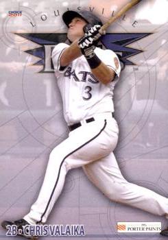 2011 Choice Louisville Bats #27 Chris Valaika Front
