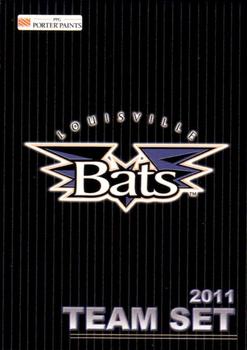 2011 Choice Louisville Bats #NNO Checklist Front