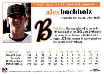 2011 Grandstand Bakersfield Blaze #NNO Alex Buchholz Back