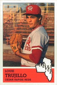 1983 Fritsch Cedar Rapids Reds #12 Louie Trujillo Front