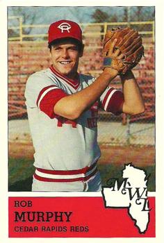 1983 Fritsch Cedar Rapids Reds #24 Rob Murphy Front