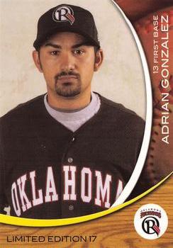 2005 DAV Minor League #17 Adrian Gonzalez Front