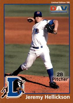 2010 DAV Minor / Independent / Summer Leagues #186 Jeremy Hellickson Front
