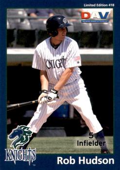 2010 DAV Minor / Independent / Summer Leagues #418 Rob Hudson Front