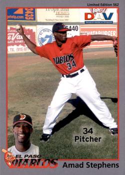 2010 DAV Minor / Independent / Summer Leagues #562 Amad Stephens Front