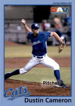 2010 DAV Minor / Independent / Summer Leagues #667 Dustin Cameron Front