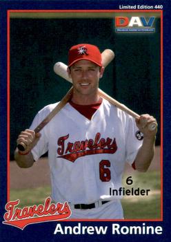 2010 DAV Minor / Independent / Summer Leagues #440 Andrew Romine Front