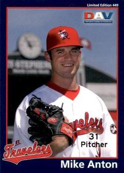 2010 DAV Minor / Independent / Summer Leagues #449 Mike Anton Front