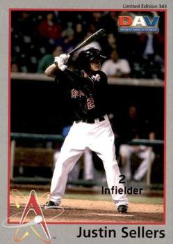 2010 DAV Minor / Independent / Summer Leagues #343 Justin Sellers Front