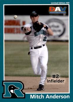 2010 DAV Minor / Independent / Summer Leagues #469 Mitch Anderson Front