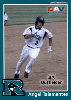 2010 DAV Minor / Independent / Summer Leagues #482 Angel Talamantes Front